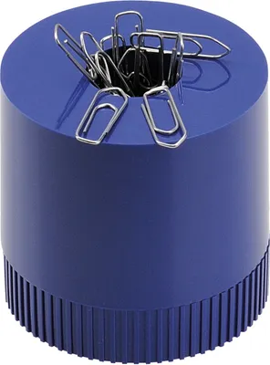 Image de arlac distributeur d'agrafes clip-boy 21124 bleu royal rempli