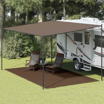 Zdjęcie produktu dla vidaXL Dywan namiotowy 300x500 cm brązowy