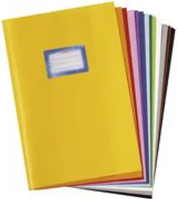 Produktbild von Herlitz Heftschoner DIN A4 geprägt (Bast) PP dunkelblau