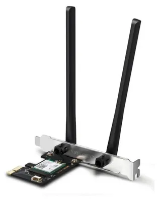 Zdjęcie produktu dla Mercusys MA80XE, Wewnętrzny, Bezprzewodowy, PCI Express, WLAN / Bluetooth, 3000 Mbit/s, Czarny