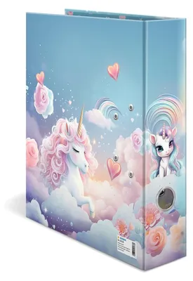 Image de HERMA Ordner A4 Karton Happy Unicorns
