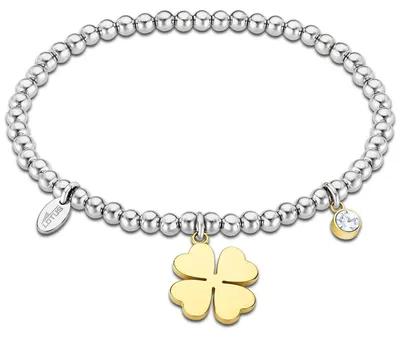 Produktbild von Lotus LS2171-2/1 Damen Armband Kleeblatt Edelstahl Bicolor Gold 18 cm