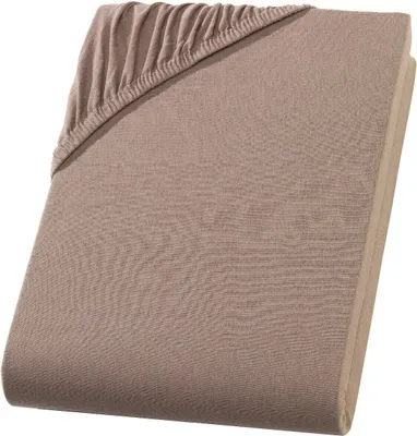 A folded fitted sheet on a white background.