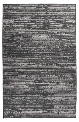 Image de Tapis moderne Kalea 100 en gris avec effet relief