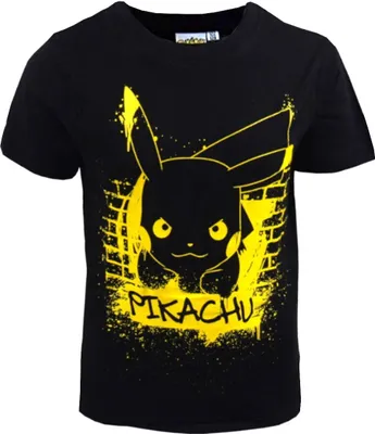 Immagine prodotto di Maglietta Pokémon Pikachu per bambini - manica corta Nero-110/116