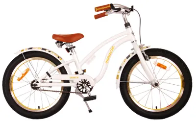 Produktbild von Volare Miracle Cruiser Kinderfahrrad - Mädchen - 18 Zoll - Weiß - Prime Collection