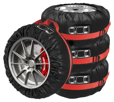 Imagen del producto de Juego de 4 fundas protectoras para neumáticos, aptas para neumáticos de 18 a 22 pulgadas