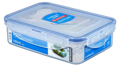 Productafbeelding van LocknLock CLASSIC luchtdichte bewaardoos, 550 ml, 18,1 x 12,8 x 5,2 cm, voorraadbus, vaatwasserbestendig