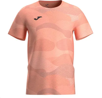 Image de T-shirt manches courtes Joma Challenge, couleur orange, taille L pour homme
