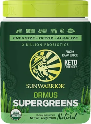 Produktbild von Sunwarrior Ormus Super Greens Organic (225g) Natural - Funktionelle Lebensmittel - Superfoods