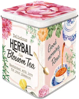 Produktbild von Nostalgic-Art - Teedose - Home & Country - Herbal Blossom Tea