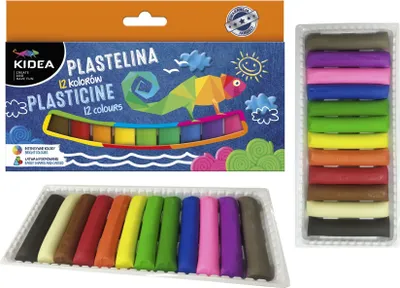 Immagine prodotto di Plastilina 12 colori Kidea