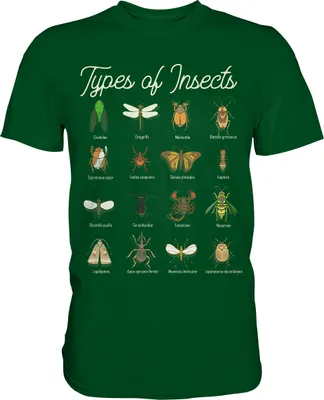 Produktbild von Entomologe Käfersammler Insektenkunde T-Shirt – Bottle Green / S
