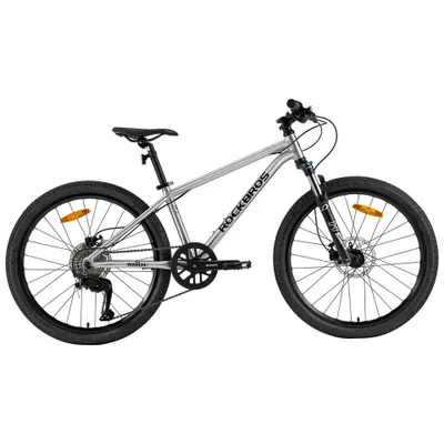 Produktbild von ROCKBROS Darwin 24 Zoll Mountainbike 9 Gang Shimano Jungenfahrrad 9-14 Jahre (155-170 cm) Schock Gabe
