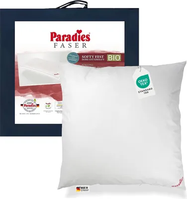 Produktbild von Paradies Kopfkissen Softy Bio fest 80x80 hohes Bauschvolumen Außensteg