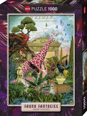 Produktbild von Heye Puzzle Giraffolove, 1000 Teile, 1000 Stück(e), Kunst