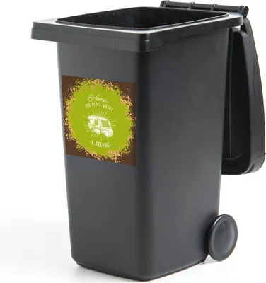 Produktbild von MuchoWow® - Abfall-Aufkleber - Container - für Abfallcontainer