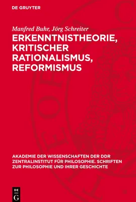 Produktbild von Erkenntnistheorie, kritischer Rationalismus, Reformismus