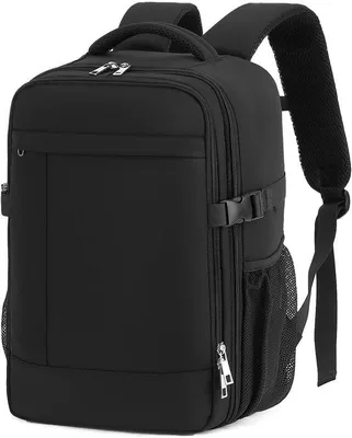 Obrázek produktu pro Uniqoos® Kompaktní batoh do letadla, rozměry 40 x 20 x 25 cm (20 l) – splňuje požadavky společností Ryanair/EasyJet, proti krádeži, přihrádka na notebook o velikosti 14 palců, voděodolný
