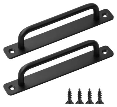 Immagine prodotto di Maniglie per porte - 2 pezzi, maniglie in alluminio nero con viti