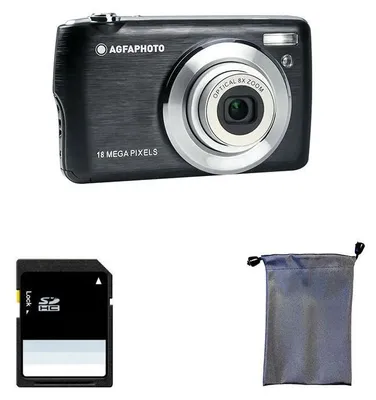 Produktbild von AgfaPhoto Realishot DC8200, 18 MP, 3264 x 2448 Pixel, CMOS, 8x, Full HD, Schwarz