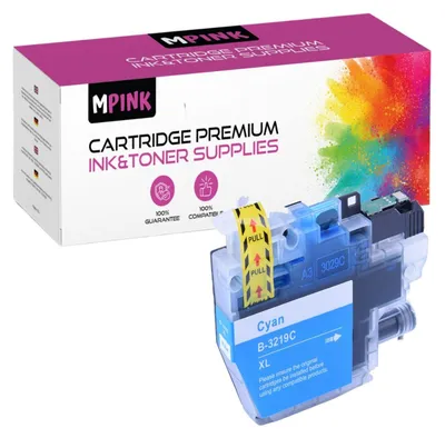 A product shot of an ink cartridge and its packaging.