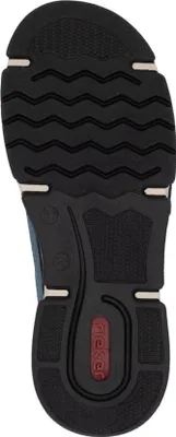 Produktbild von Rieker Damen Sneaker sportlicher Schlupf Halbschuh mit Reißverschluss 45951, Größe:42 EU, Farbe:Blau