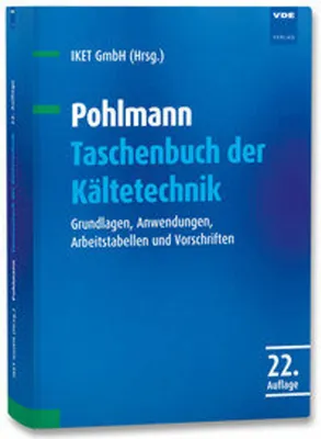 Produktbild von Pohlmann Taschenbuch der Kältetechnik