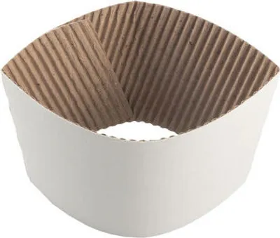 Produktbild von 100x Isoliermanschetten für 200ml Becher Ø8 cm aus Karton