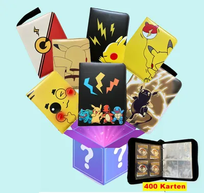 Produktbild von Pokémon Sammelalbum Blind Box für 400 Karten – Überraschung, kein Stil wählbar