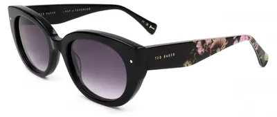 Zdjęcie produktu dla Okulary przeciwsłoneczne damskie Ted Baker TB1737 Gloss, jednolita czerń, 53/20/140