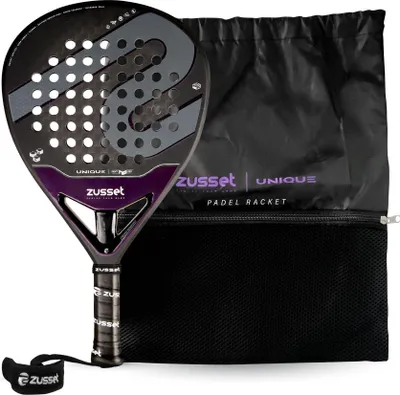 Produktbild von Padel Schläger UNIQUE 12K Carbon, Tropfenform - Medium-High Balance