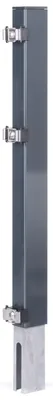 Image de Alberts 672676 Élévation de clôture Erhard, pour surélever facilement une clôture existante en treillis à double fils, anthracite, hauteur 600 mm, pour poteaux 60 x 40 mm