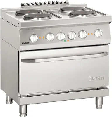 Produktbild von Bartscher Elektroherd 700, B800, 4PL, EBO