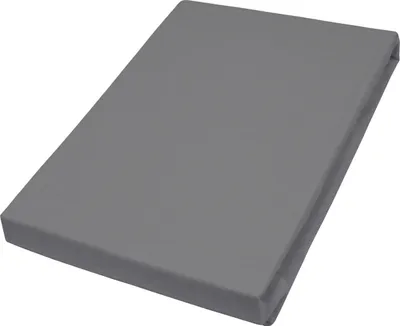 Produktbild von Vario Jersey-Spannbetttuch Elasthan für Topper anthrazit, 190 x 200 cm