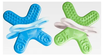Produktbild von Bite & Relax 4+, Phase 2, Beißring, Doppelpack, für Jungen
