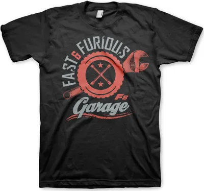 Produktbild von Fast & Furious Garage T-Shirt - XX-Large - Black