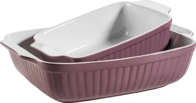Produktbild von Mäser 931983 Kitchen Time Auflaufform, BERRY, rechteckig, berry, 2-teilig (1 Set)