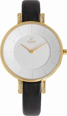 Obrázek produktu pro Dámské hodinky Obaku Denmark V158LEGIRB černé