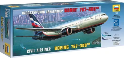 Immagine prodotto di Zvezda 1:144 Pas.-Flugz. BOEING 767-300