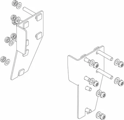 Produktbild von MUNK Montagesatz für Stützteil Podesttreppe