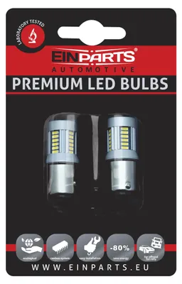 Produktbild von LED-Glühbirne, Einzelfassung, P21/5W, 1157, 30 SMD 4014, Canbus, für Fahrzeuge, 2 Stück