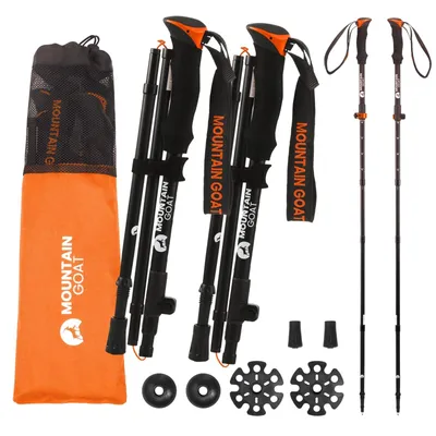 Produktbild von MOUNTAIN GOAT PRO+ Trekkingstöcke, verstellbar, Nordic Walking, Aluminium