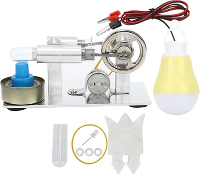 Image de Mini Steam Engine Model Formation physique expérimentale Jouet artisanal DIY pour cadeau d'enfant