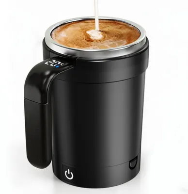 Produktbild von Elektrische Selbstumrührende Kaffeetasse mit Temperaturanzeige