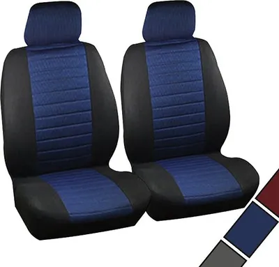 Produktbild von WOLTU Sitzbezüge Auto Vordersitze Universal Auto-Schonbezüge für Fahrersitz & Beifahrer 2er Sitzauflage/blau
