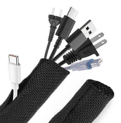 Obrázok produktu pre Samozavírací hadica na káble, čierna, 9-11 mm, opletená, dĺžka 6 metrov
