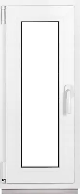 Obrázek produktu pro Plastová okna Framex bílá Šířka x výška 40 x 100 cm (400 x 1000 mm) dvojitá (32 mm) otočná/sklopná DIN levá - Premium - všechny velikosti