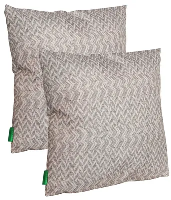 Produktbild von Doppelpack Zierkissen wetterfest, ca.43cm grau