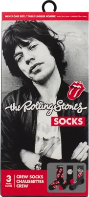 Produktbild von The Rolling Stones Logo Socken Fanartikel Strümpfe in 40-46 (3 Paar)